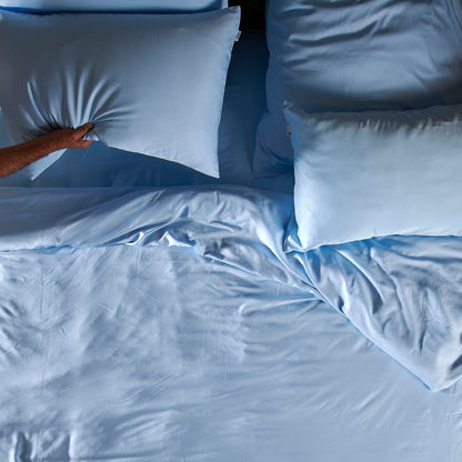 Parure de Housse de Couette avec Drap-Housse