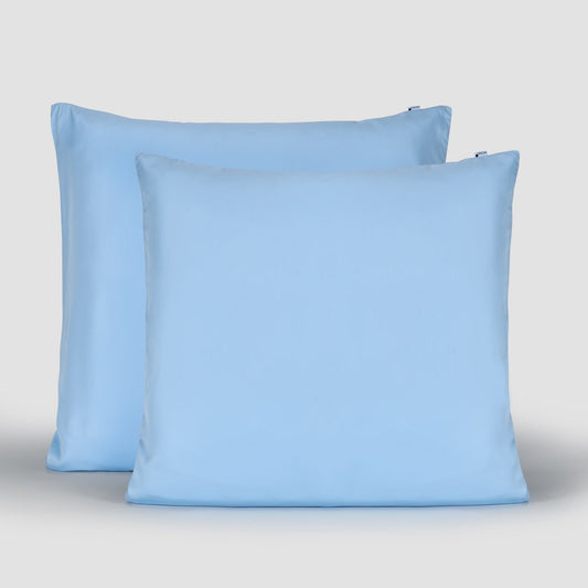 100% Bamboo Pillowcase Momo Cotton Baby Blue 80x80 cm – ultra soft touch, silky finish, sustainable and breathable