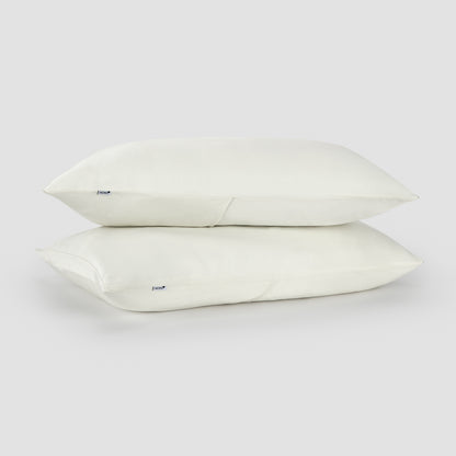 Eggshell bambu roupa de cama by Momo Cotton – tecido de cetim 300 fios, suave, respirável e sustentável.