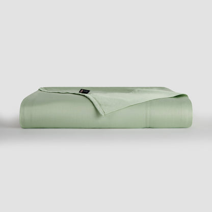 Lençol de cima Verde bambu roupa de cama by Momo Cotton – tecido de cetim 300 fios, suave, respirável e sustentável.