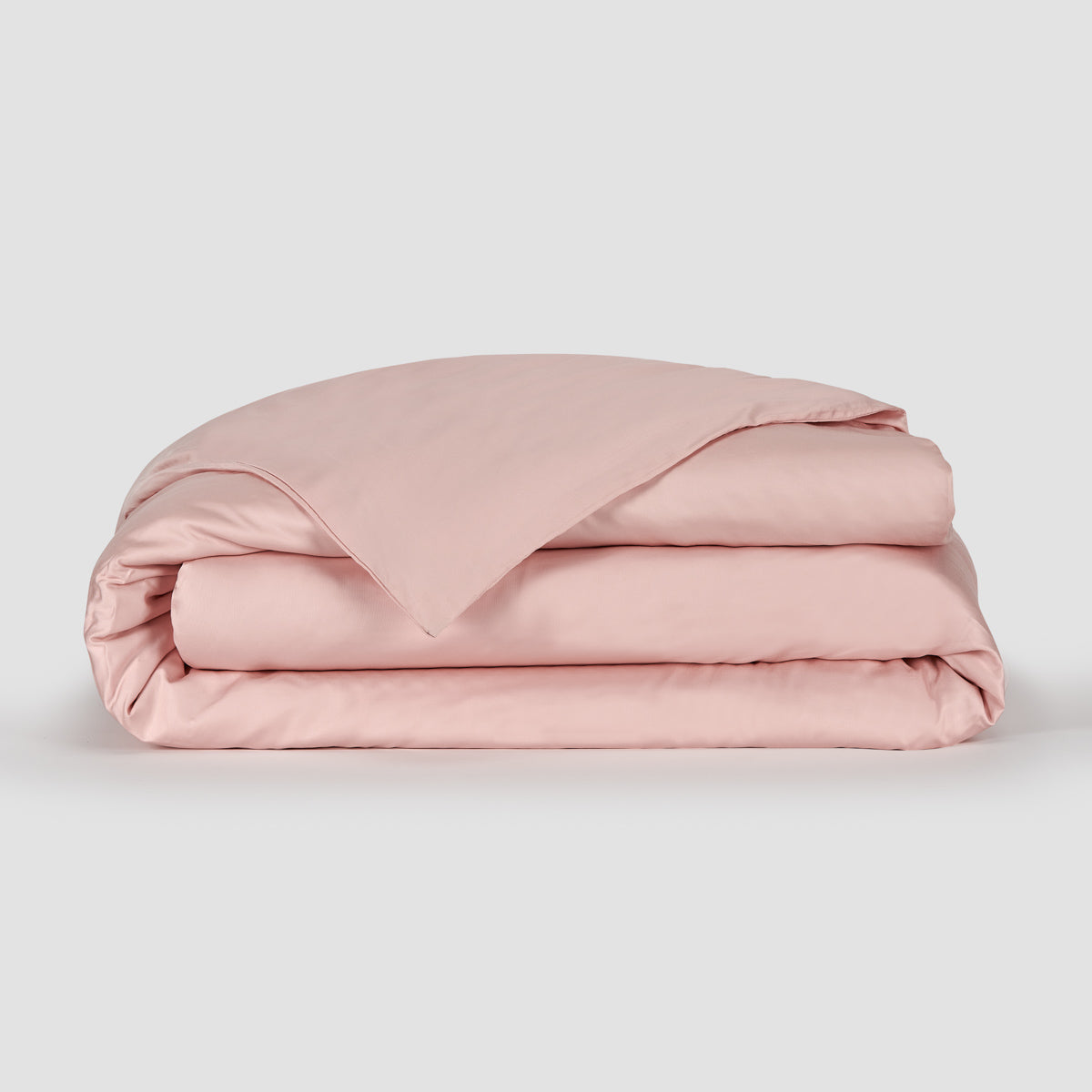 Capa de edredão Rosa bambu by Momo Cotton – tecido de cetim 300 fios, suave, respirável e sustentável.