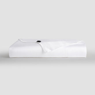 Drap-housse blanc bambou Momo Cotton – tissus satin 300 fils, doux, respirant et durable.