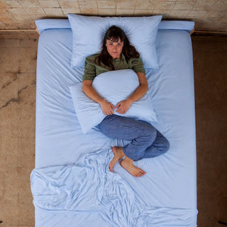 ensemble d'été en bambou bleu clair