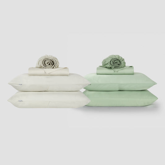 2 x Parure Drap Plat
