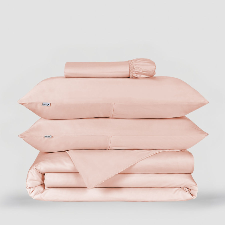 Parure de Housse de Couette avec Drap-Housse